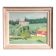 Huile sur bois post-impressionniste encadrée