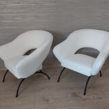 A set of four armchairs, Poland, 1960s