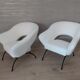 A set of four armchairs, Poland, 1960s