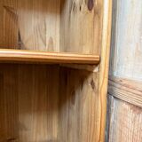 Small vintage bookcase in solid pine