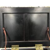 Foot rest chest studded fabric vintage studded