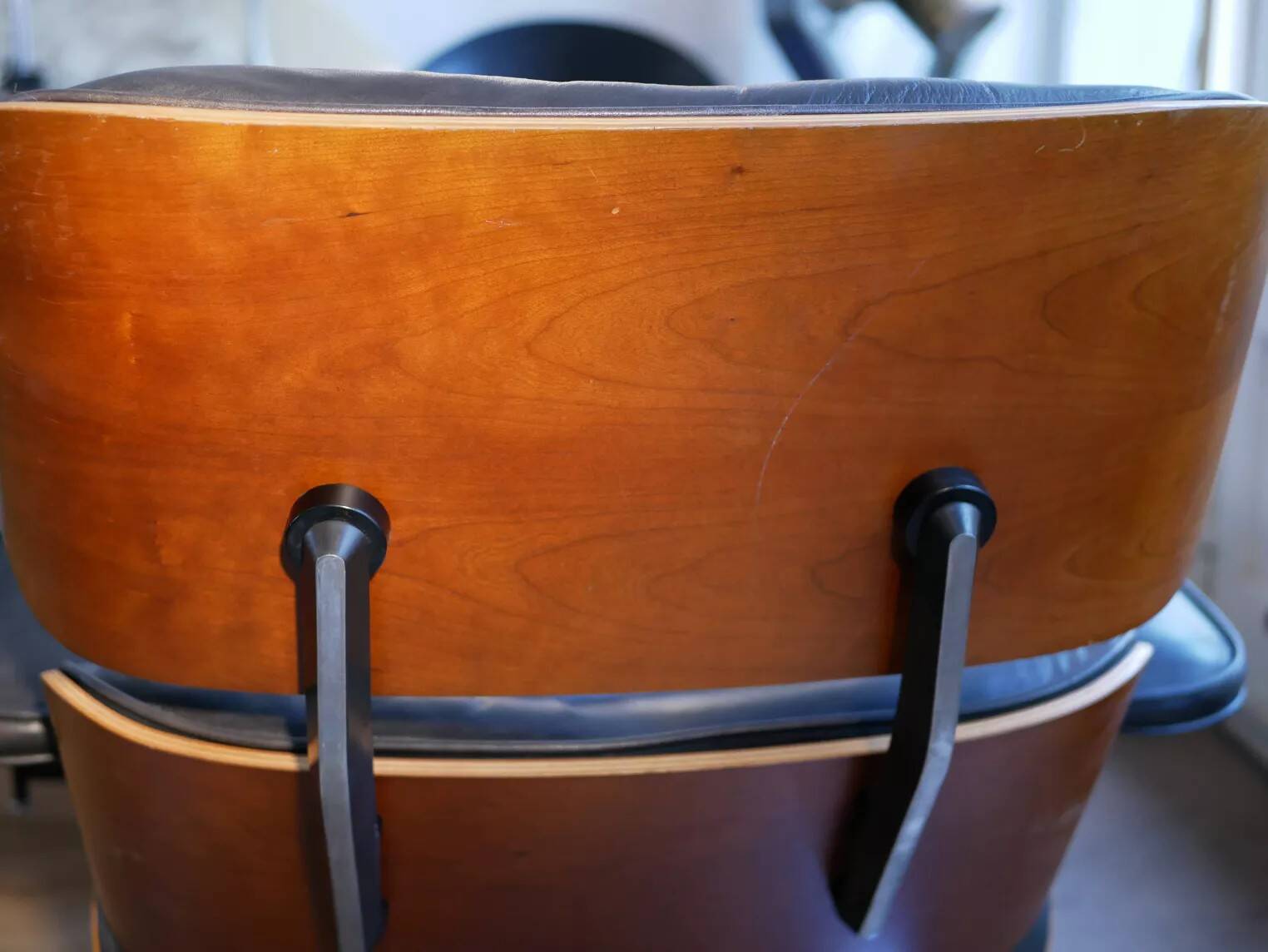 Herman Miller 1980 Lounge chair and ottoman by Charles & Ray Eames