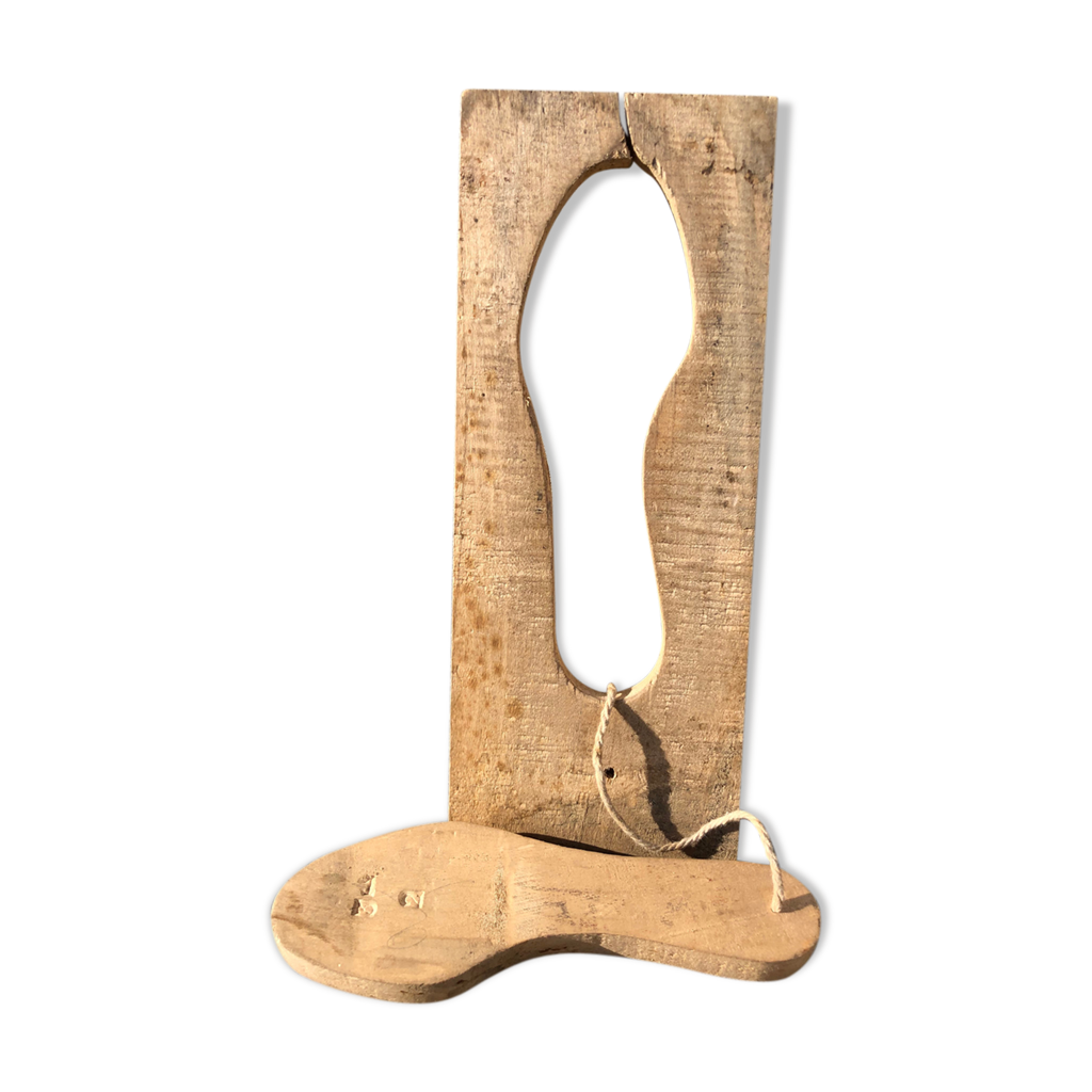 Pied De Cordonnier En Bois - Occasion à Retraiter - Gabarit De Réparation - Origine France