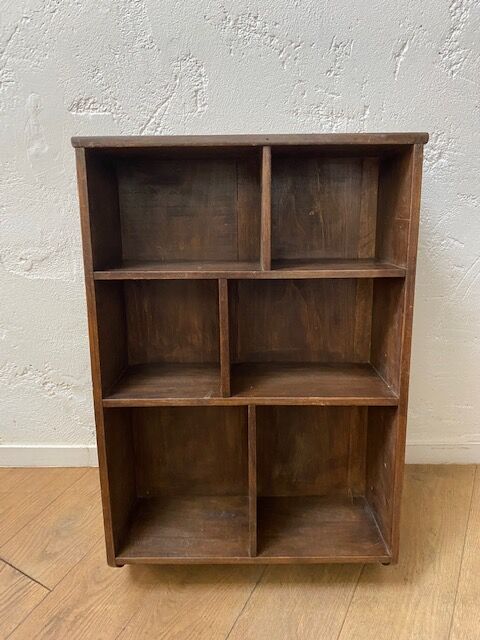 Antique wooden wall shelf