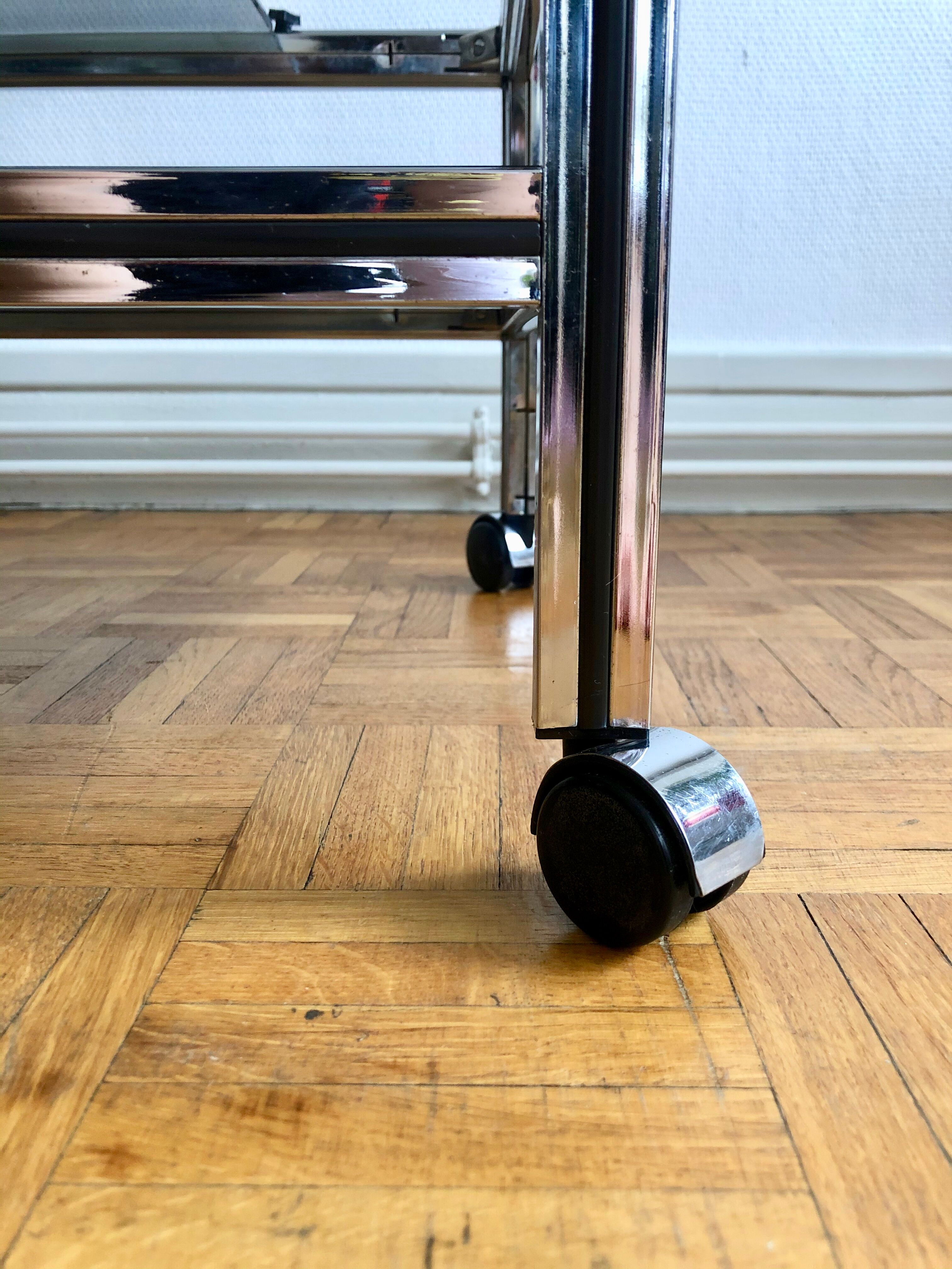 1970 Glasses chrome and smoked glass