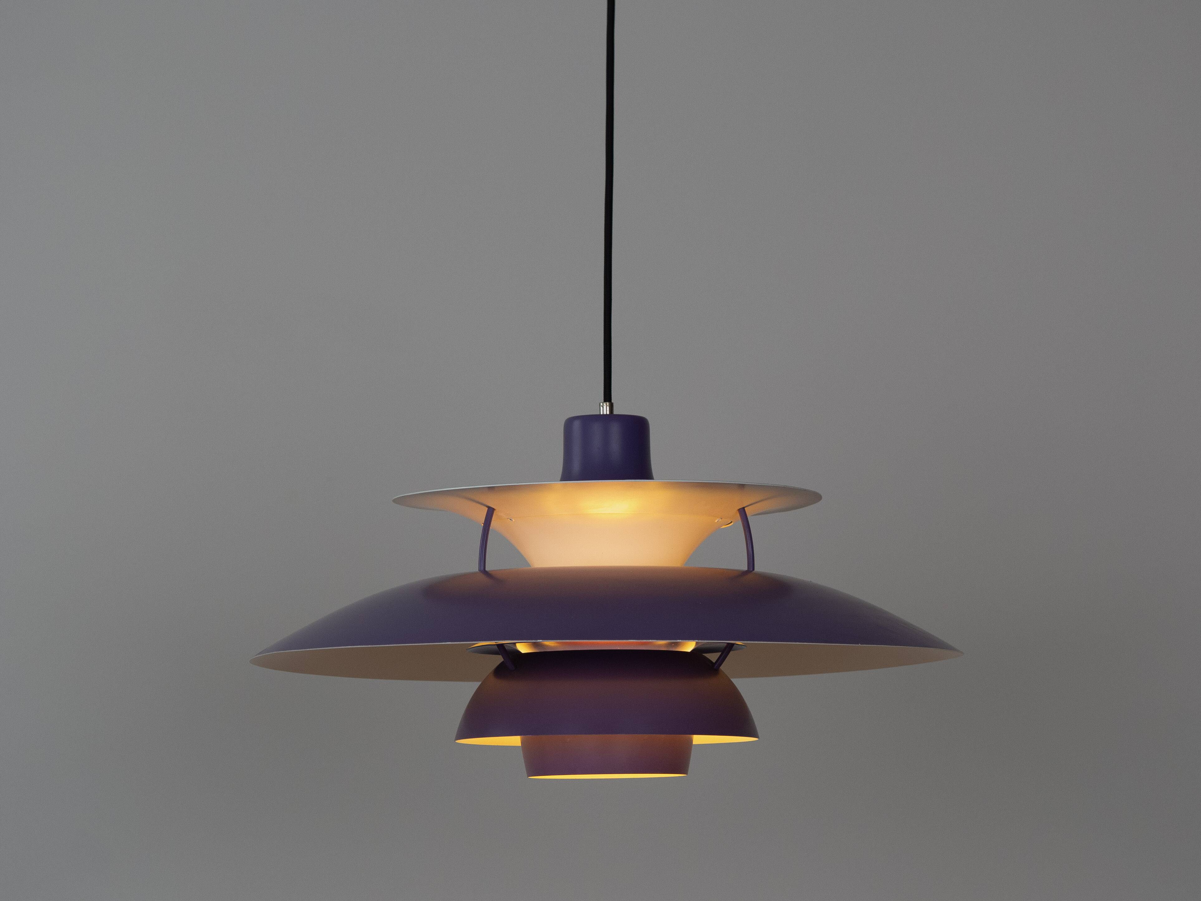 Suspension vintage danoise PH 5 par Poul Henningsen, Louis Poulsen, 1958