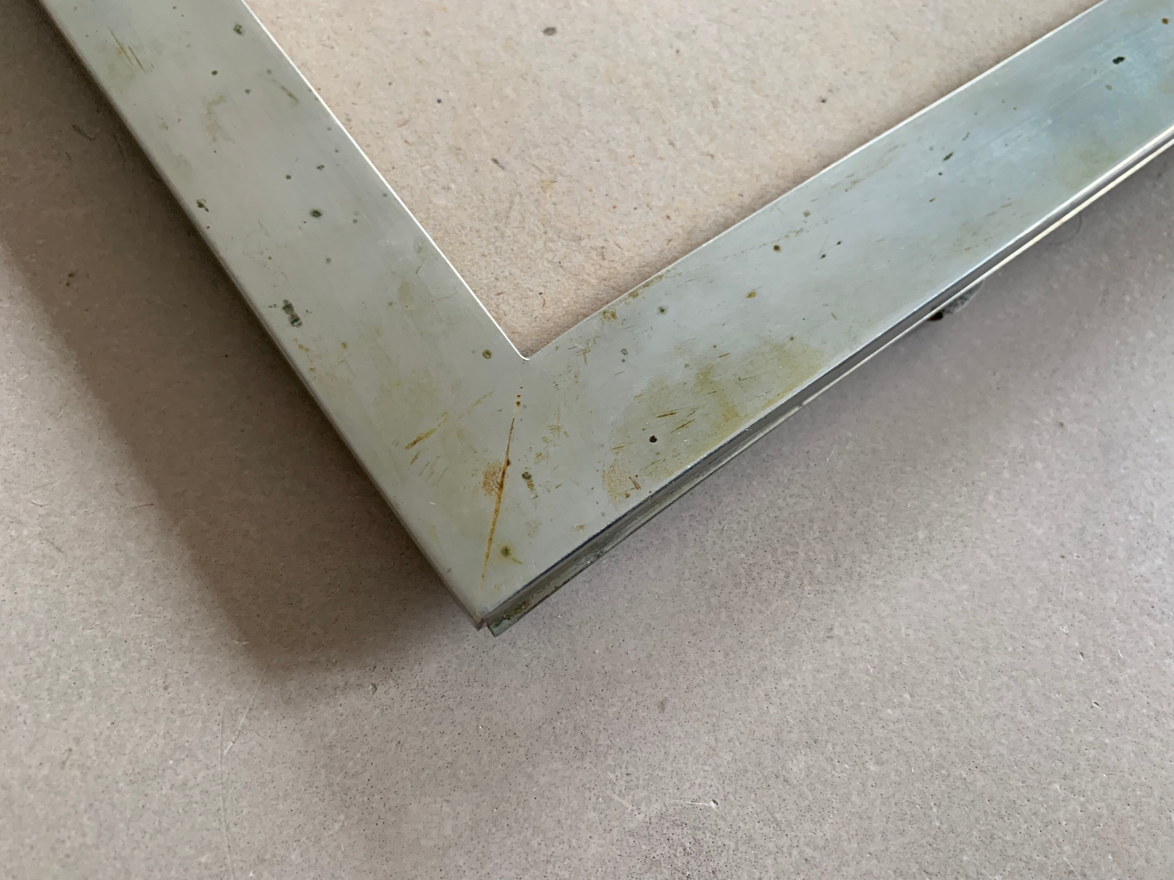 Old metal frame