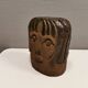 Decorative ceramic head from Sloth Ceramics Denmark 1979.
