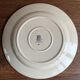 Round flat iron earth Gien dish