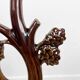 Art Nouveau umbrella stand or cane holder in enameled cast iron