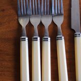 Pierre Balmain cutlery set – 16 pieces – ivory handles