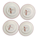 Lot of 4 old Italian plates