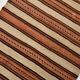 Red & Beige Striped Accent Vintage Kilim Rug, 64x104Cm
