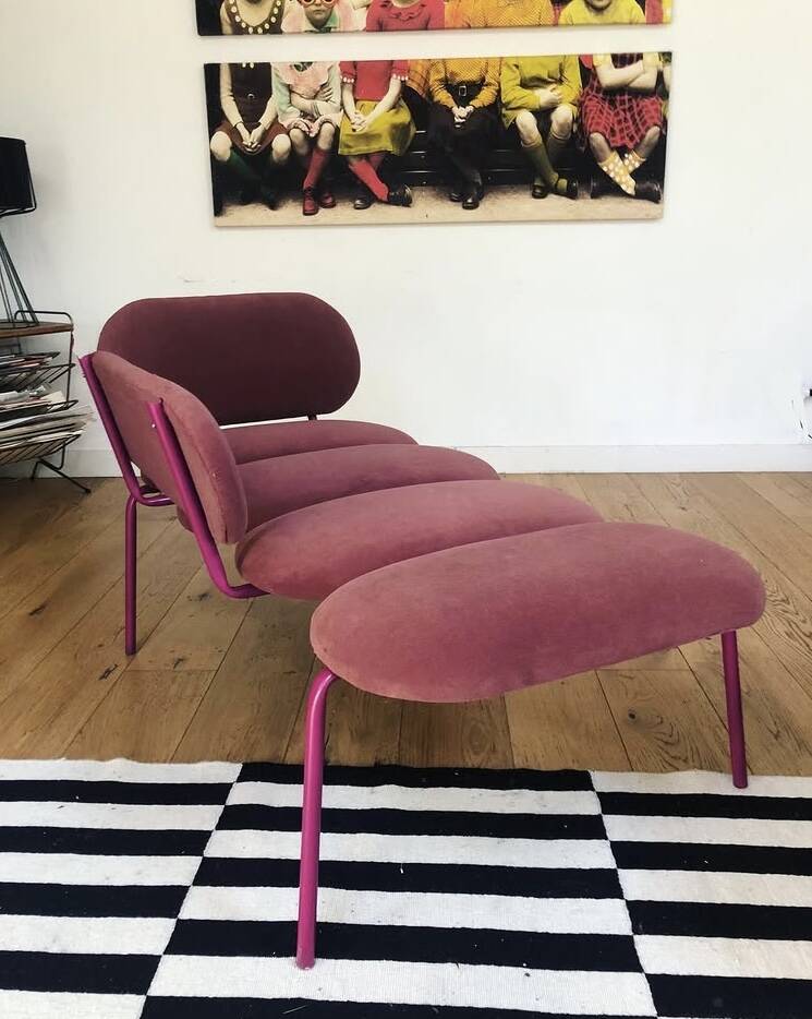 Velvet Chaise Lounge