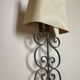 Wrought iron wall light