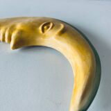 Plaster wall moon