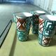6 glasses, ceramic mugs, vallauris dominique baudart