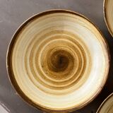 Set of 4 soup plates signed Longchamp