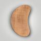 Vintage solid wood tripod stool – 50s bean model