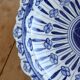 Vintage blue and white porcelain footed bowl in Delft style – Thailand pattern