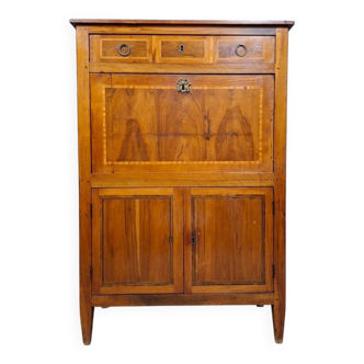 Walnut and marquetry secretary – provincial work, Louis XVI period