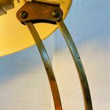 Vintage modernist Kaiser Dell brass lamp 1960s