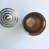 Brass and mother-of-pearl box