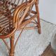 Rattan bench, 1970s