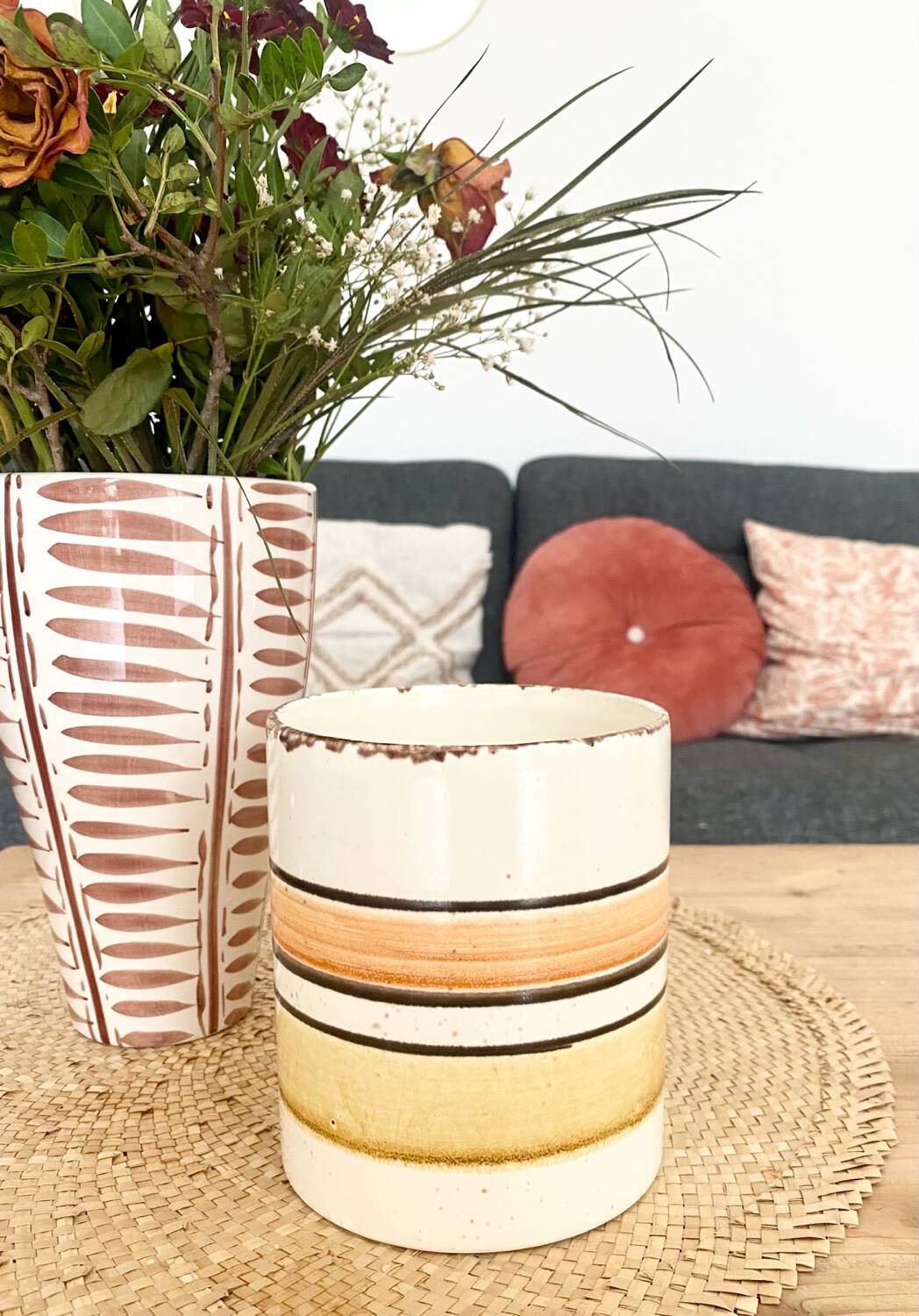 Vase / pot in Gien