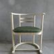 White patina wooden armchair, 1950s