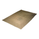 Brown flat-woven jute Indian rug, 1970.