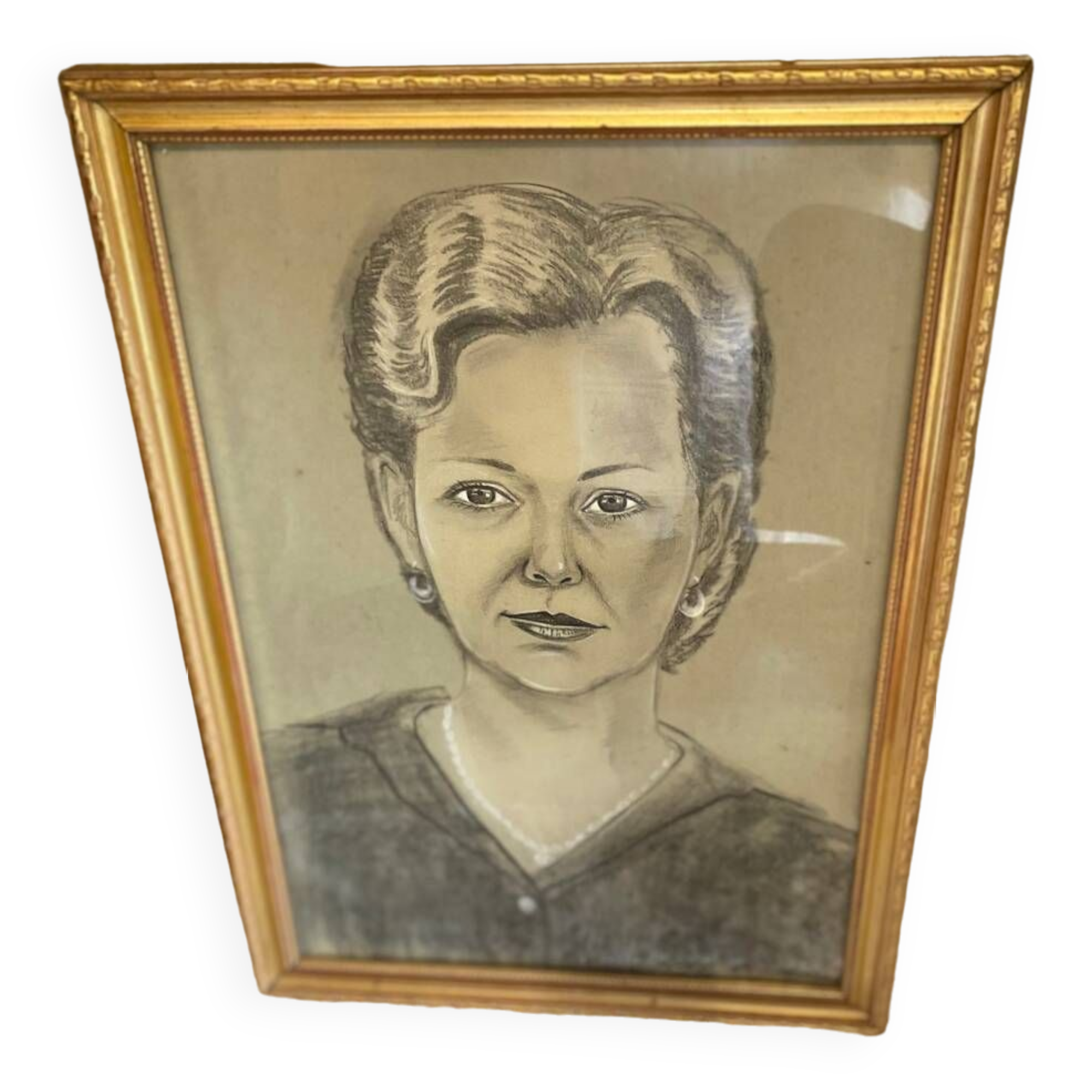 Woman's face drawing