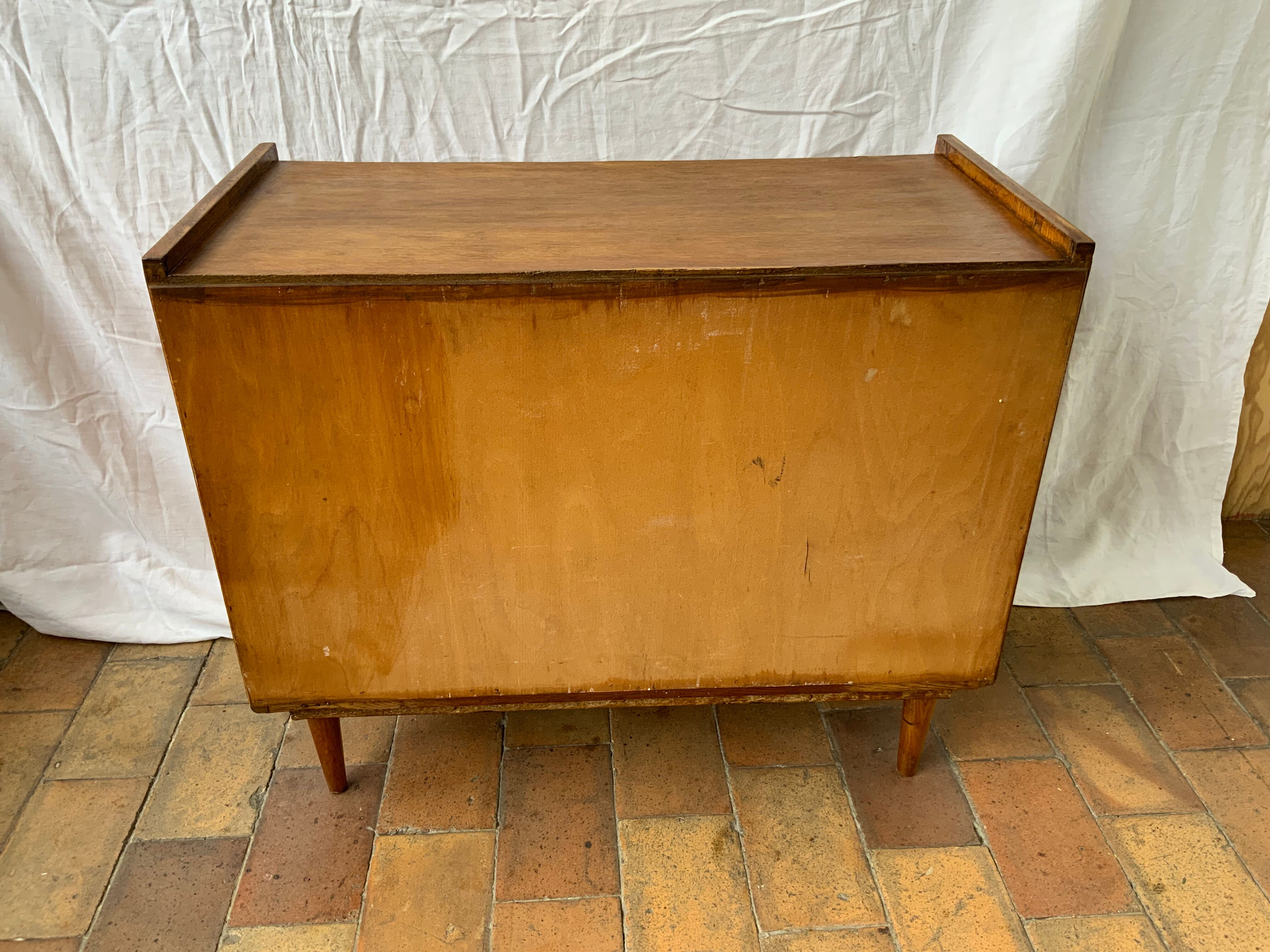 Vintage wood and canning chest of drawers