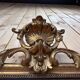 Mirror from the mid-19th century with a pediment — Louis-Philippe period — Gilded stucco wood