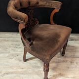 English Chesterfield style office chair