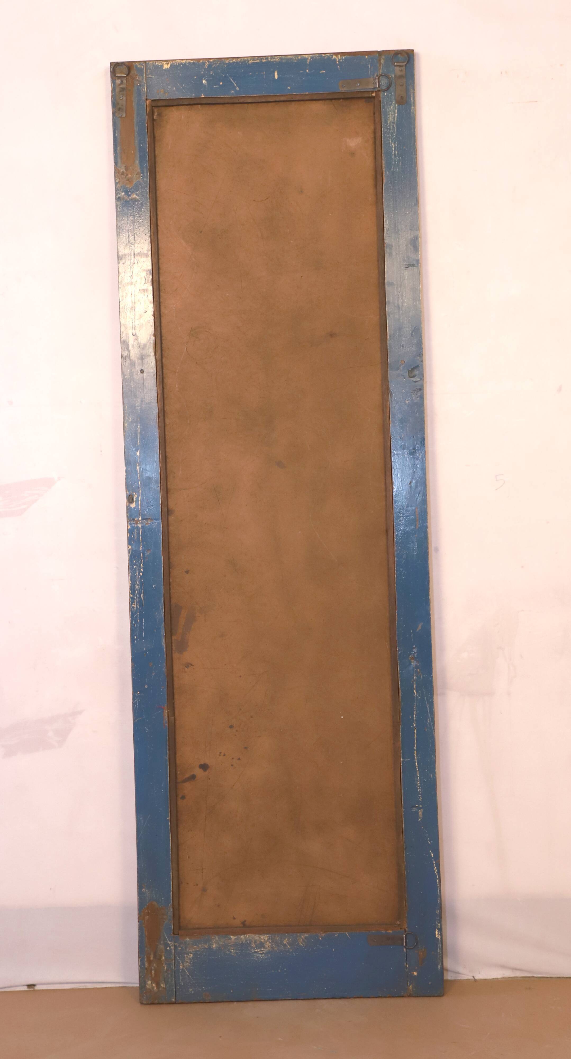 Miroir de pied en teck birman naturel