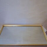 Mirror window, brass metal 31x61cm