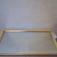 Mirror window, brass metal 31x61cm