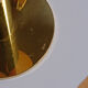 Solid brass candlestick by Sigurd Persson Sweden around 1960