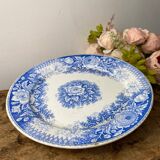 Ancien plat en faïence Sarreguemines
