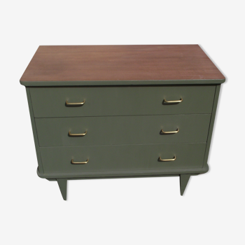 Painted chest of drawers from the 50s 60s