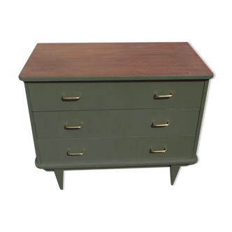 Painted chest of drawers from the 50s 60s