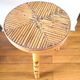 End of sofa door plants rattan and bamboo design 50s - 60s