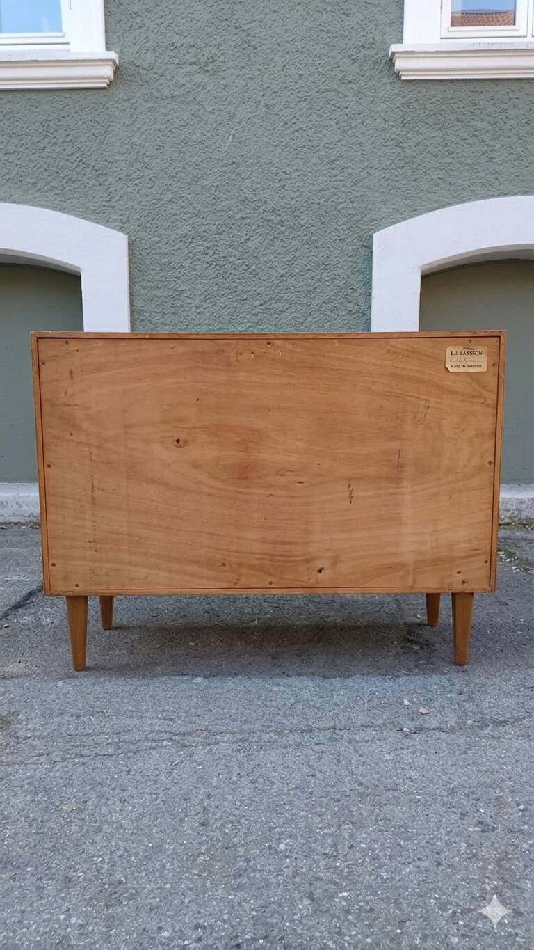 Vintage Scandinavian low enfilade in teak – 1960s