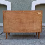 Vintage Scandinavian low enfilade in teak – 1960s