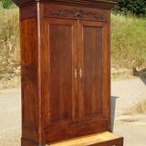 Louis Philippe style walnut wardrobe