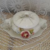 Antique porcelain soup tureen from Naples