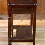 Side table in wood and marble nineteenth century