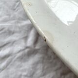 Hollow plate in iron earth Fontanges Sarreguemines