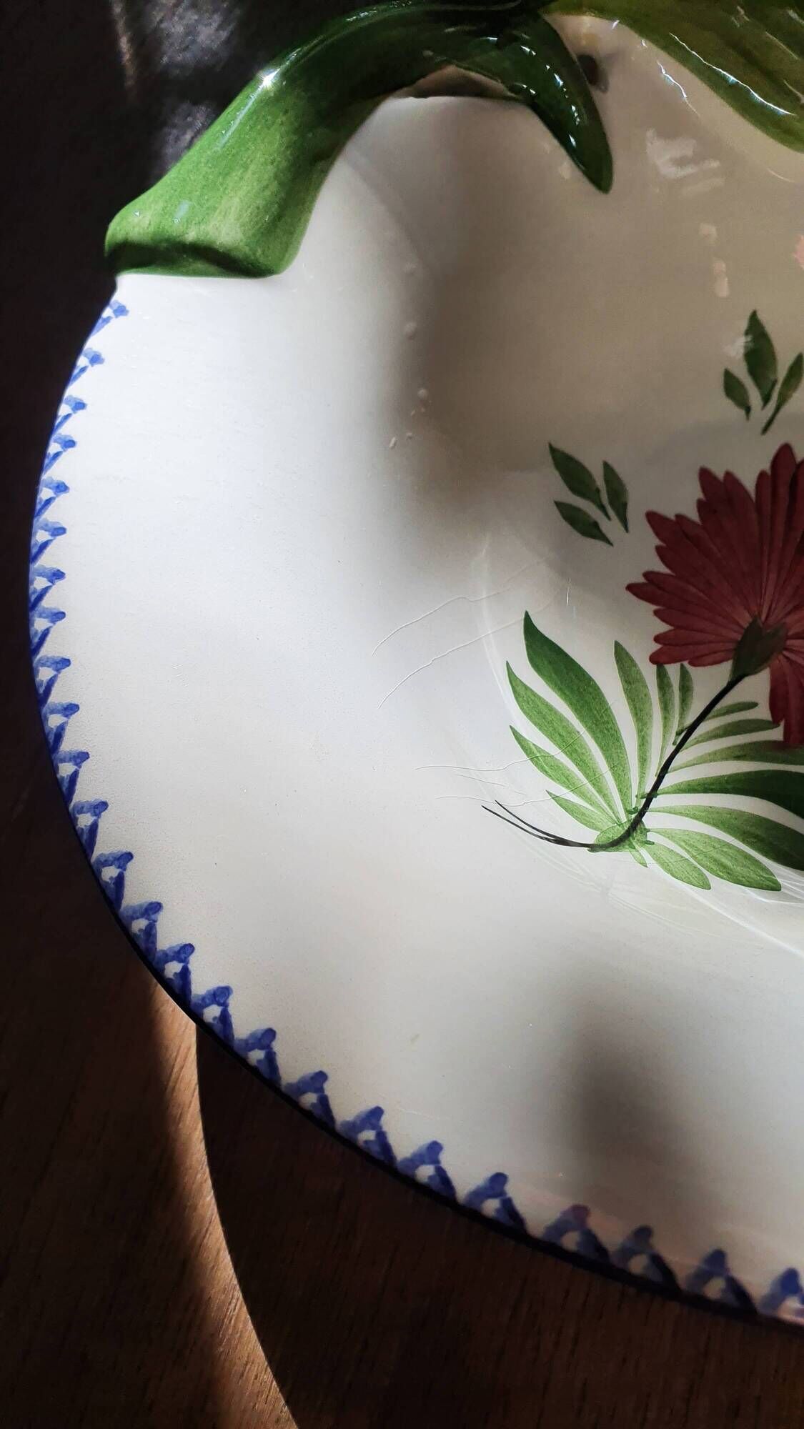 Ceramic decoration plate Pomme Charolles